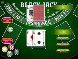 blackjack 21 casino card game
