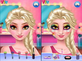 Elsa's Rainbow Style 1 Eye Makeup | Free Online Make up Games | Minigames