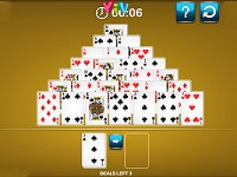 online card games pyramid solitaire